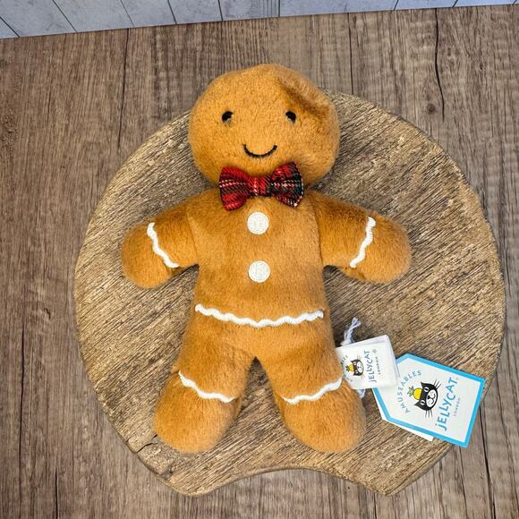 Jellycat Gingerbread Jolly Gingerbread Fred NEW! Jellycat Christmas FAST SHIP - Picture 3 of 6
